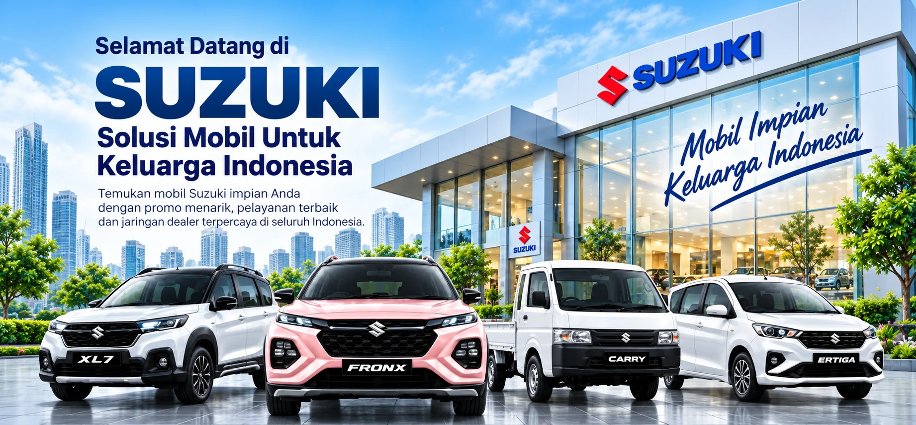 Selamat Datang di SUZUKI - Solusi Mobil Untuk Keluarga Indonesia